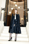 Long Cape in Black Galant