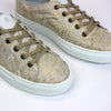 Sneakers Upcycled Ivory Brocade