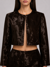 Louise Vest in Chocolate Galant