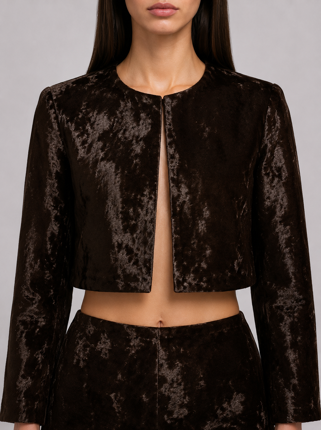 Louise Vest in Chocolate Galant