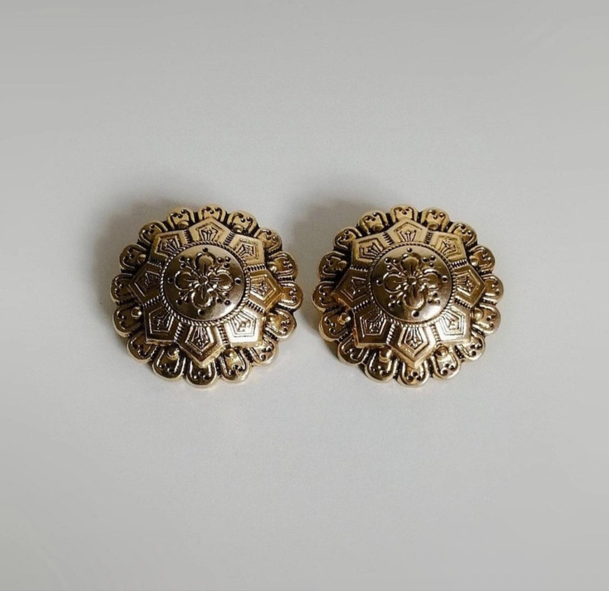 Couture Baroque Flowers earrings