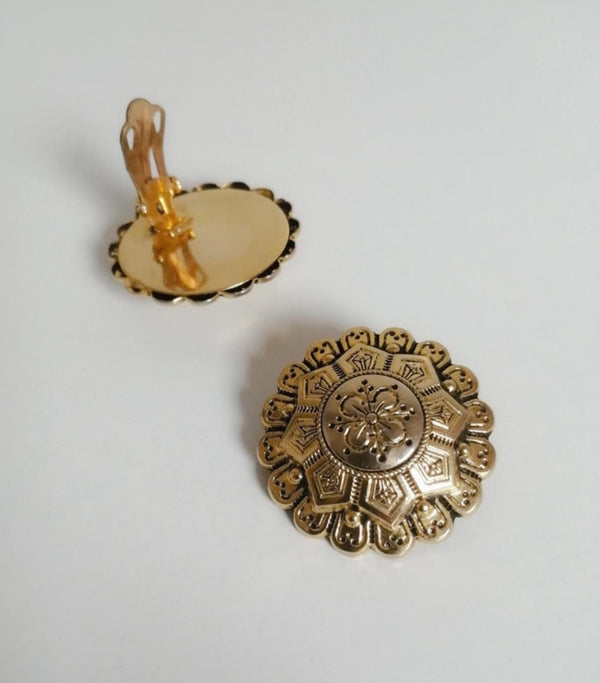 Couture Baroque Flowers earrings