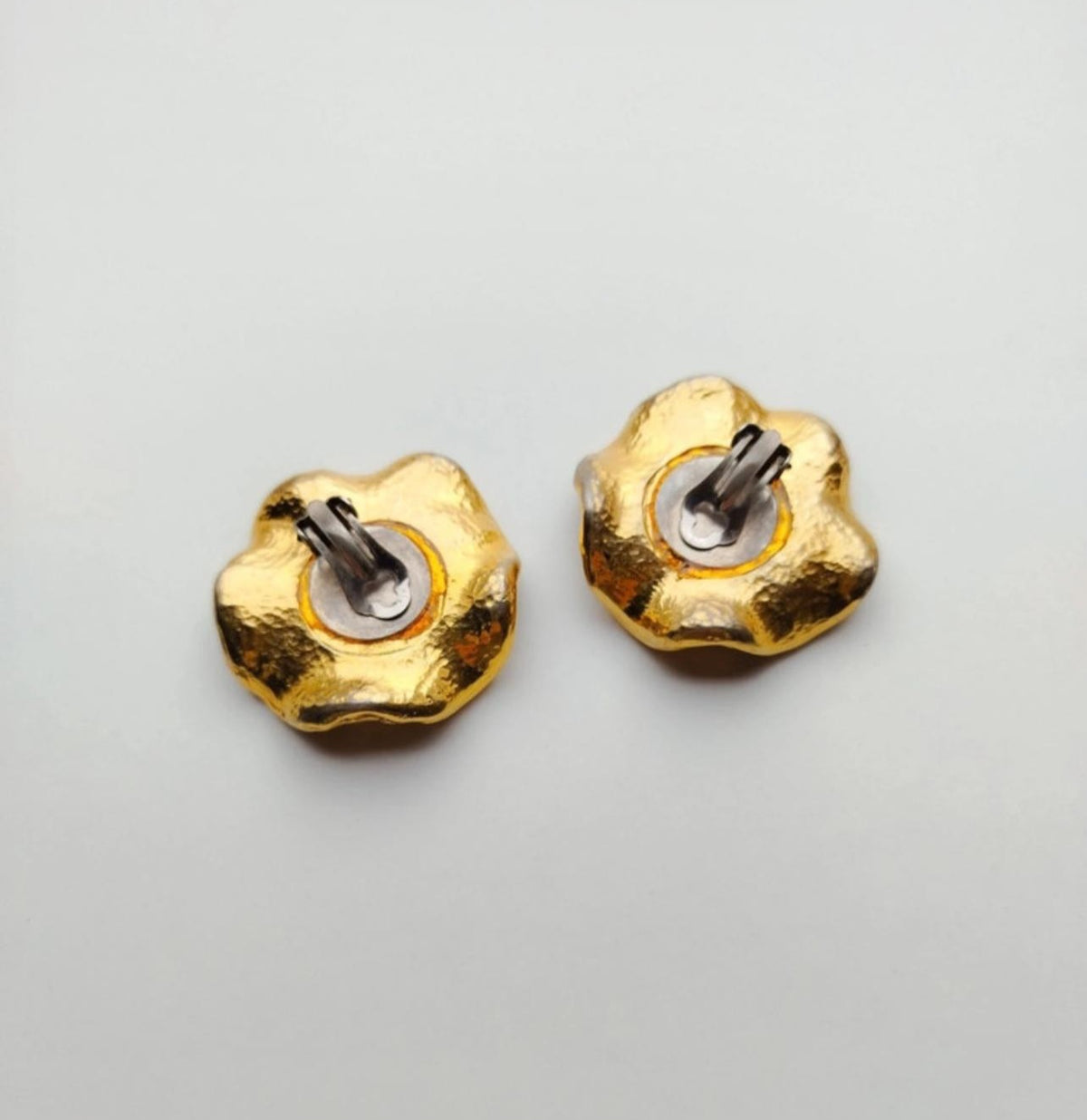 XXL Gold Couture Braided earrings
