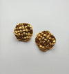 XXL Gold Couture Braided earrings