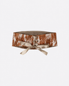 Angie Mini Bustier in  Bronze Camouflage