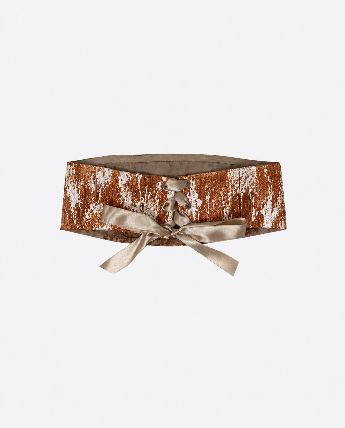 Angie Mini Bustier in  Bronze Camouflage