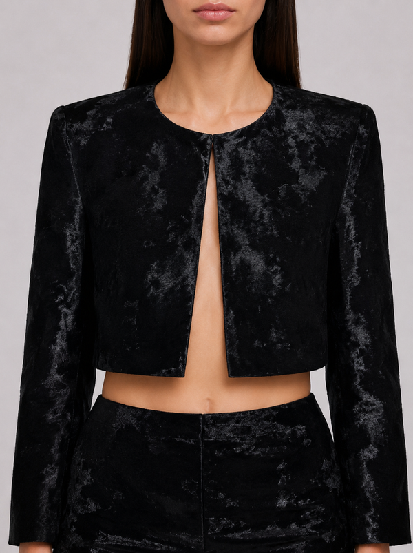 Louise Vest in Black Galant