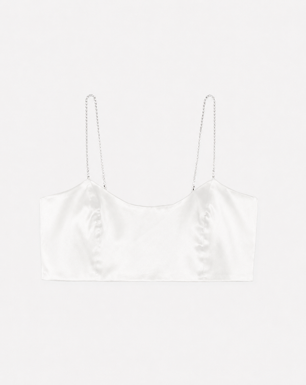 Gigi White Crop Top