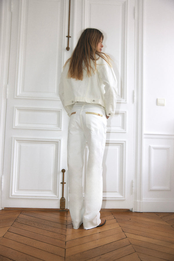 Apollonia White Jeans in Orphée