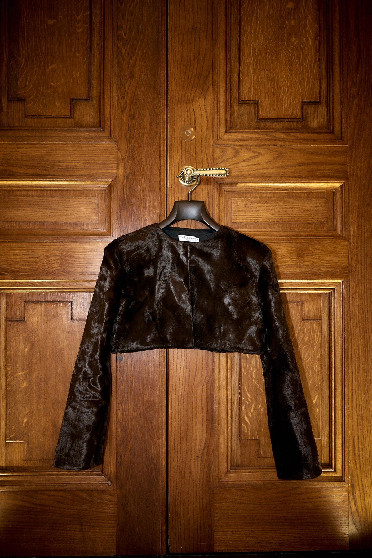 Louise Vest in Chocolate Galant