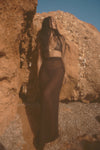 Elena Skirt in Brown Mousseline