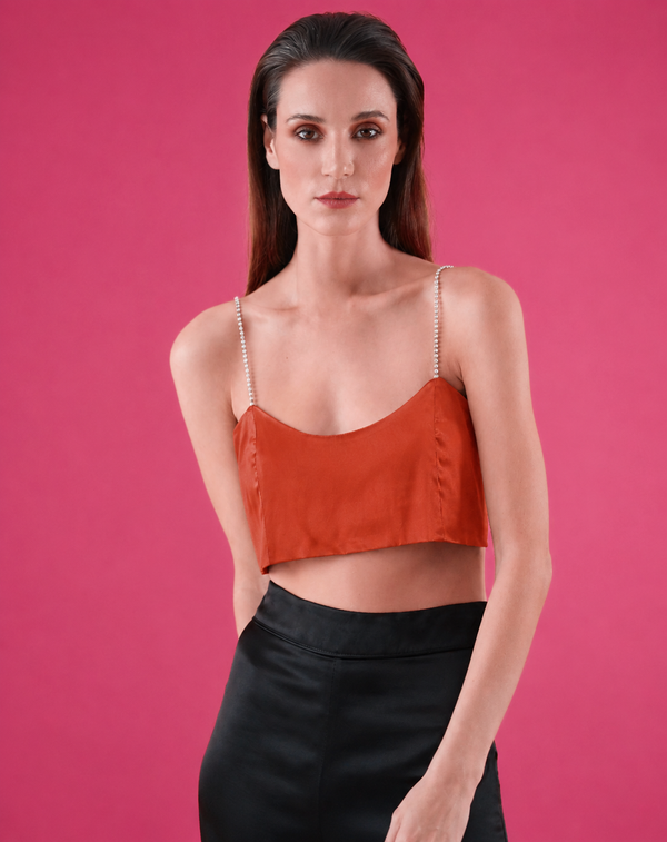 Gigi Terracota Crop Top