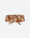 Angie Mini Bustier in  Bronze Camouflage
