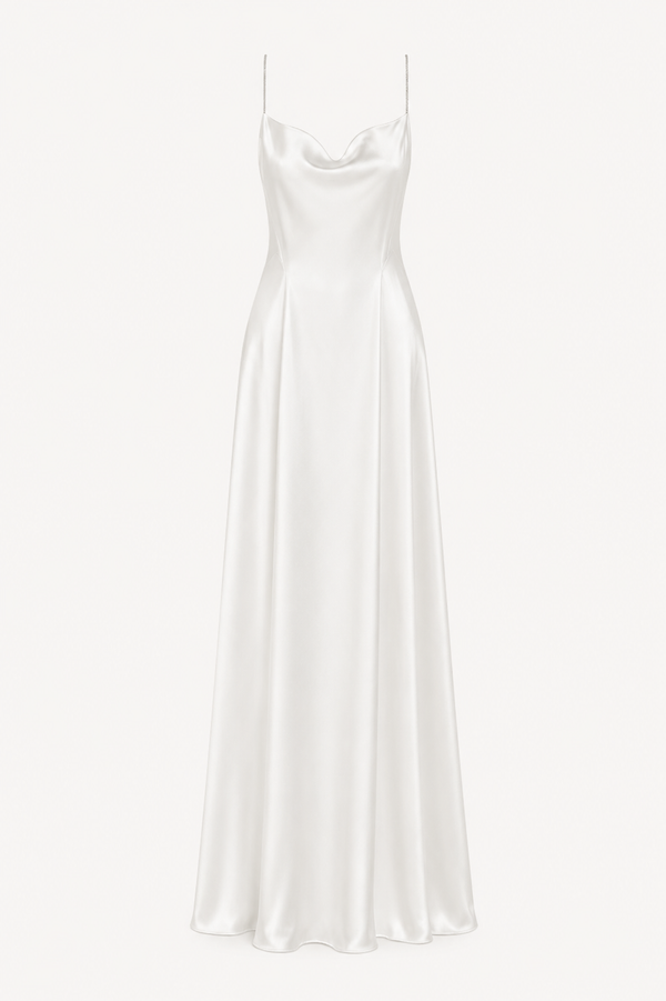 Jenna Long Dress in White