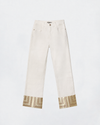 Narcisse straight-leg white jeans in Orphee — upcycled denim The Ethiquette Paris
