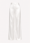 Aphrodite Pants in White Satin