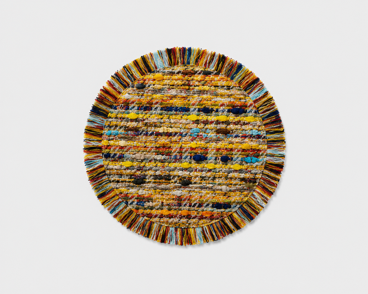 Rounded Placemat in Saint Tropez