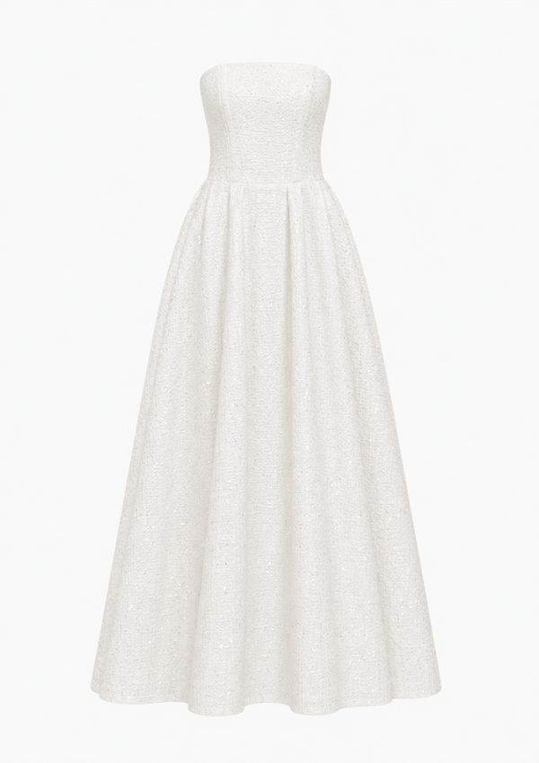 Mirage Long Dress in Diamant