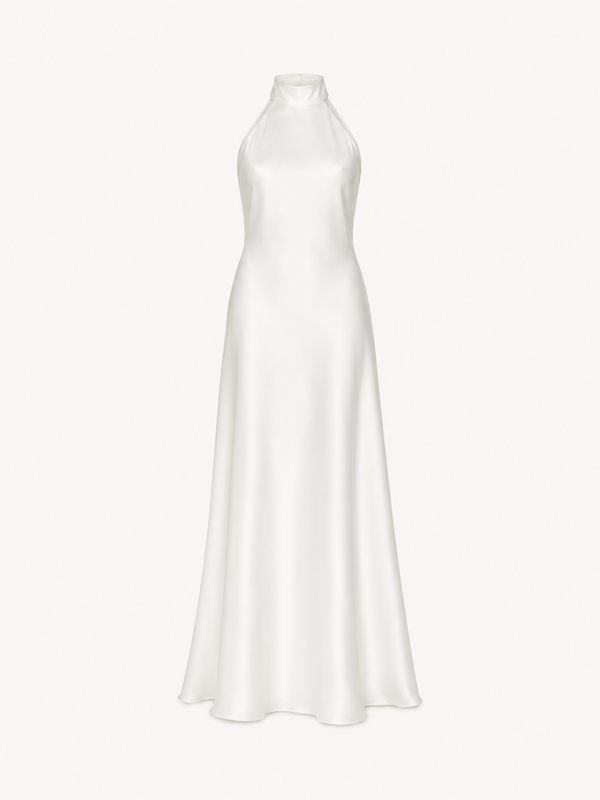 Joy Long Dress in White