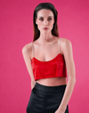 Gigi Red Crop Top