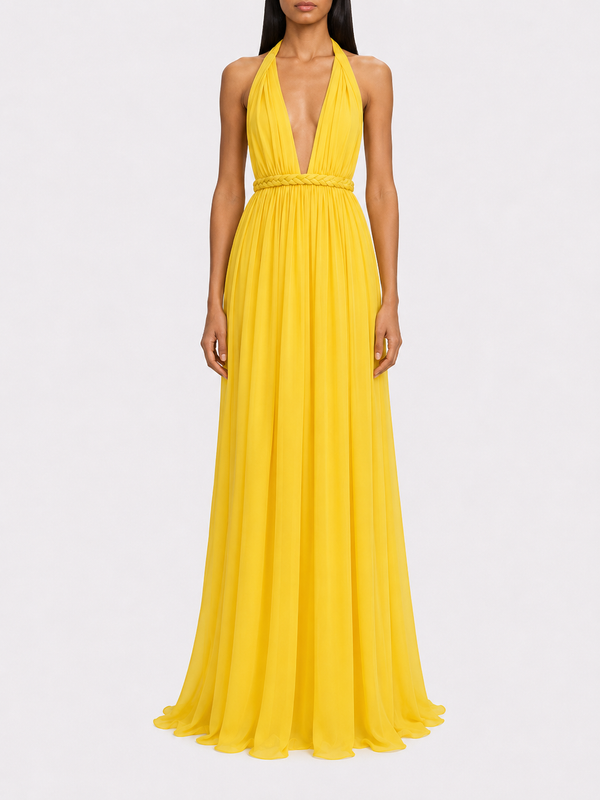 Calypso Dress in Yellow