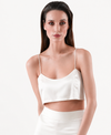 Gigi White Crop Top
