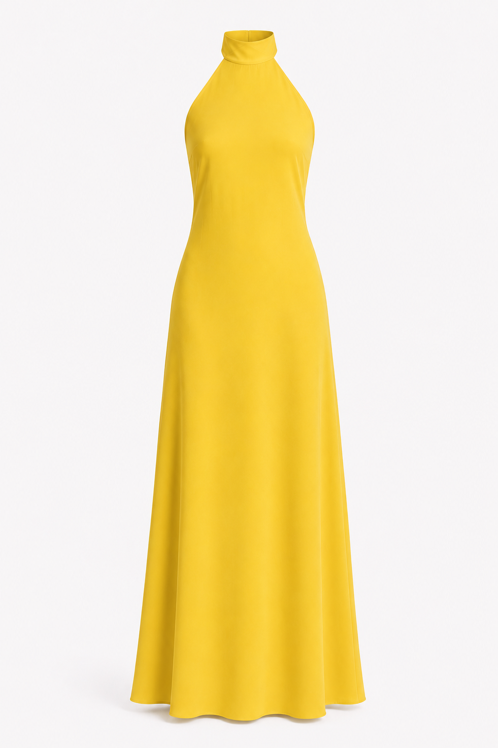 Joy Long Dress in Yellow