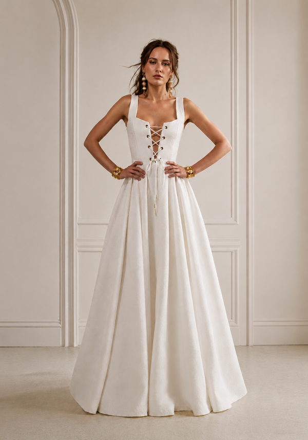 Ariane Long Dress in Hera