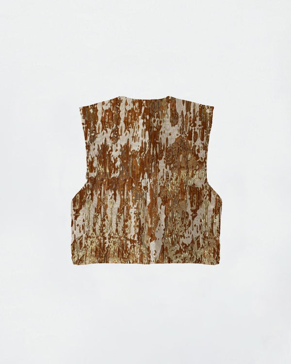 Comporta Vest in Bronze Camouflage