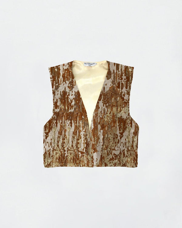 Comporta Vest in Bronze Camouflage