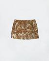 Mini skirt in Bronze Camouflage