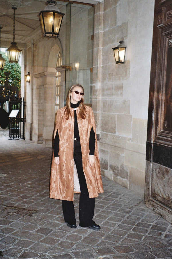 Long Cape in Camel Galant