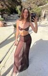 Elena Skirt in Brown