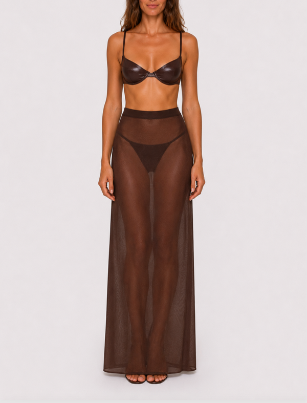 Elena Skirt in Brown