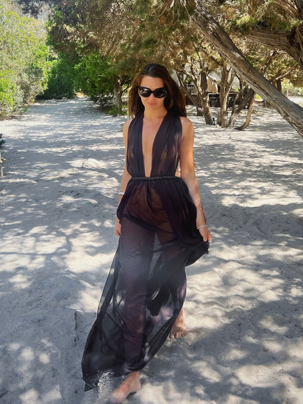 Calypso Dress in Brown