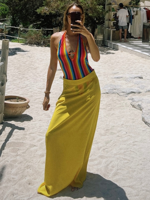 Elena Skirt in Yellow
