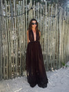 Calypso Dress in Brown