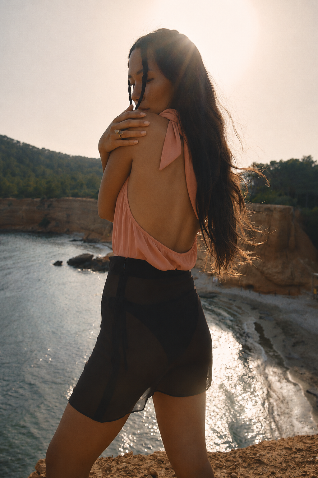 Solar top in Blush