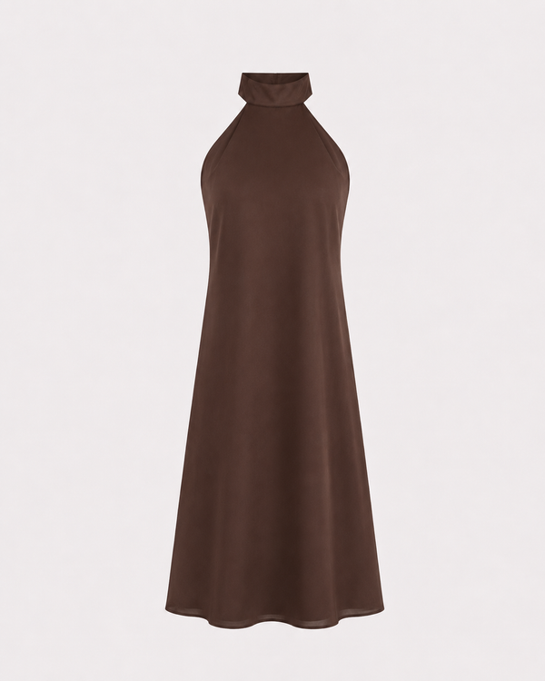 Joy  Dress in Brown