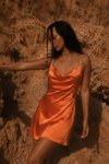 Jenna Orange Dress