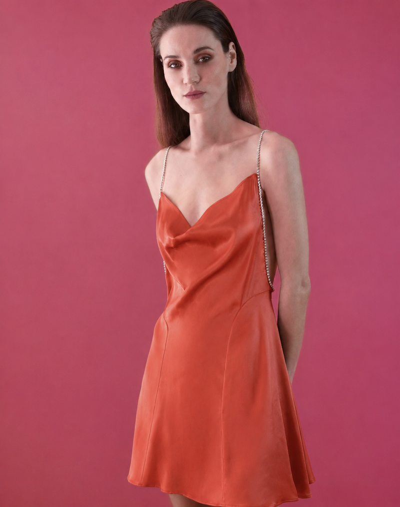 Jenna Terracota Dress