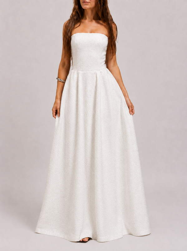 Mirage Long Dress in Diamant