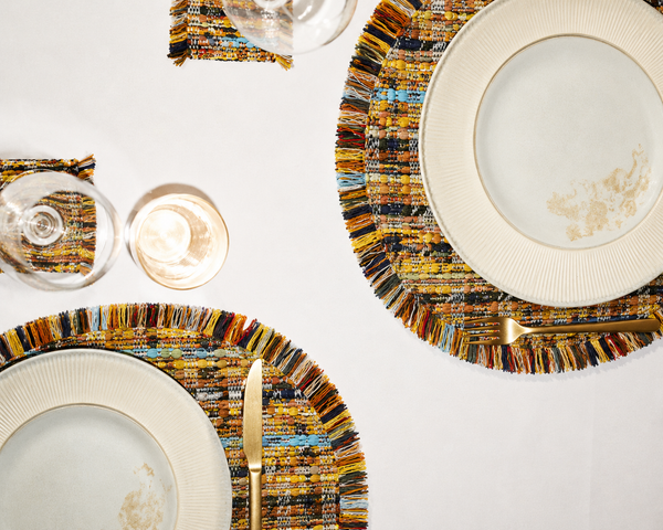 Rounded Placemat in Saint Tropez