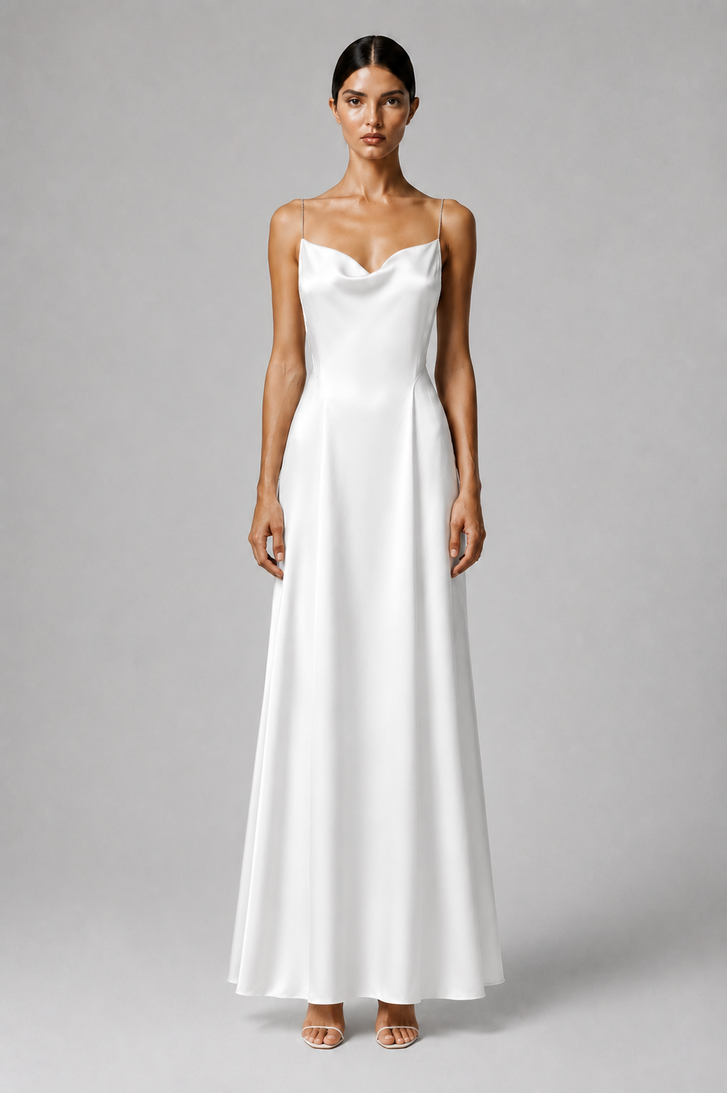 Jenna Long Dress in White