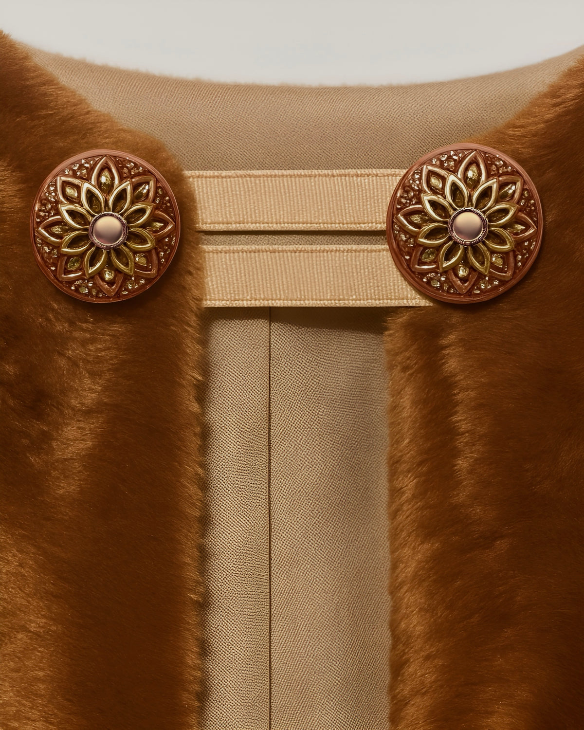 Long Cape in Camel Galant