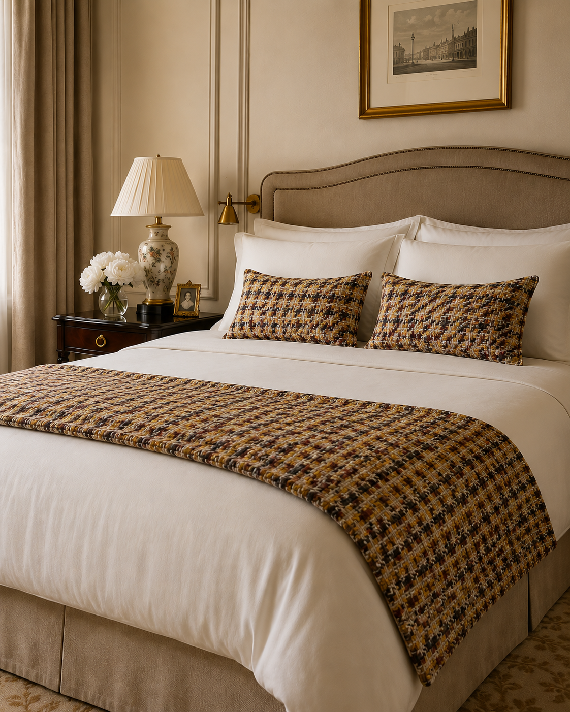 Bed runner in Villeroy