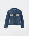 Olimpia Blue Jeans Jacket in Atlantis