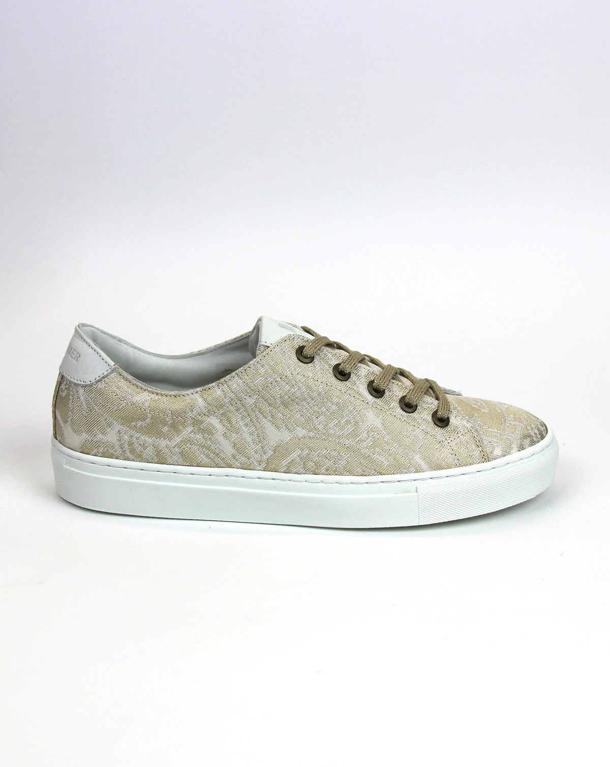 Sneakers Upcycled Ivory Brocade