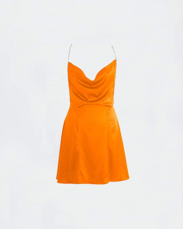 Jenna Orange Dress